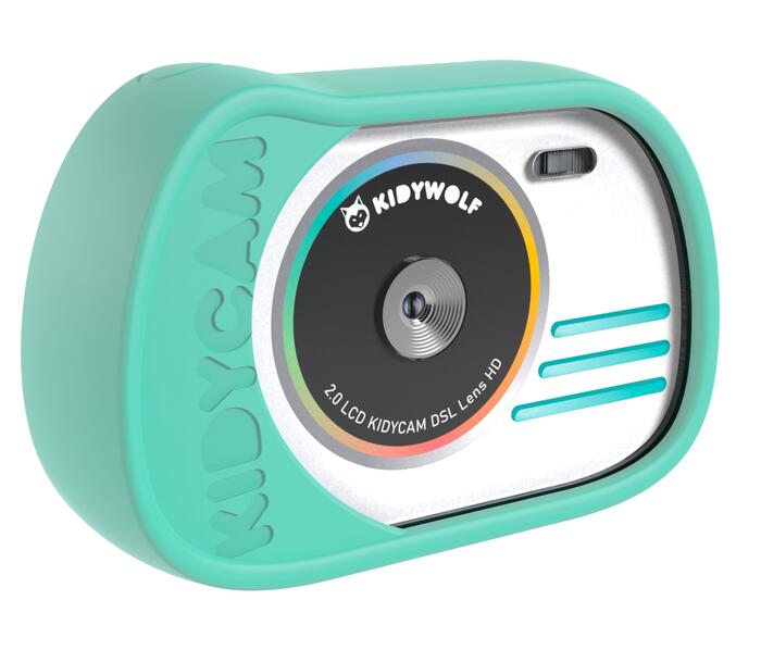 KIDYWOLF ūdensizturīga digitālā fotokamera, pētersīļi, KIDYCAM-CY