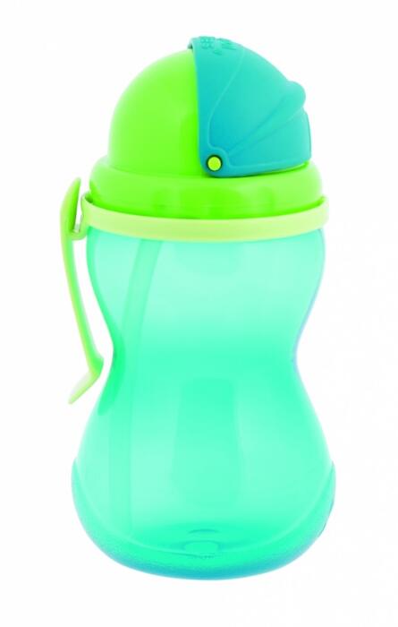 CANPOL BABIES pudelīte ar salmiņu, 370ml