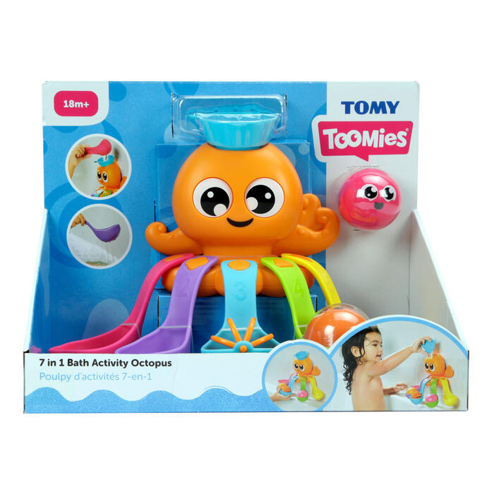 TOMY vannas rotaļlieta 7in1 Octopus, E73104
