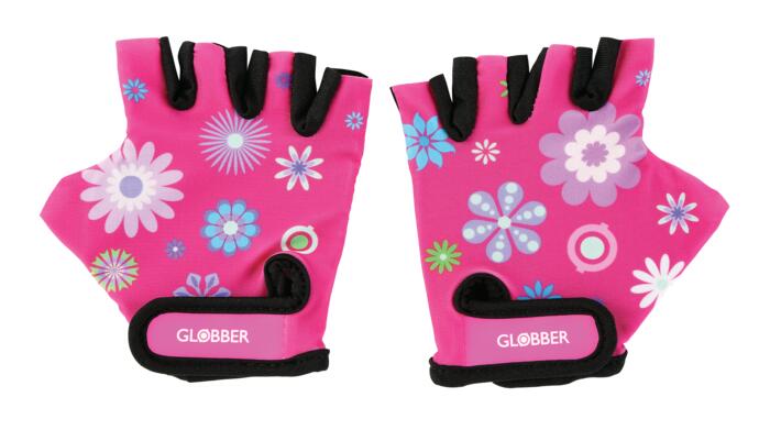 GLOBBER cimdi pink Flowers, 528-110