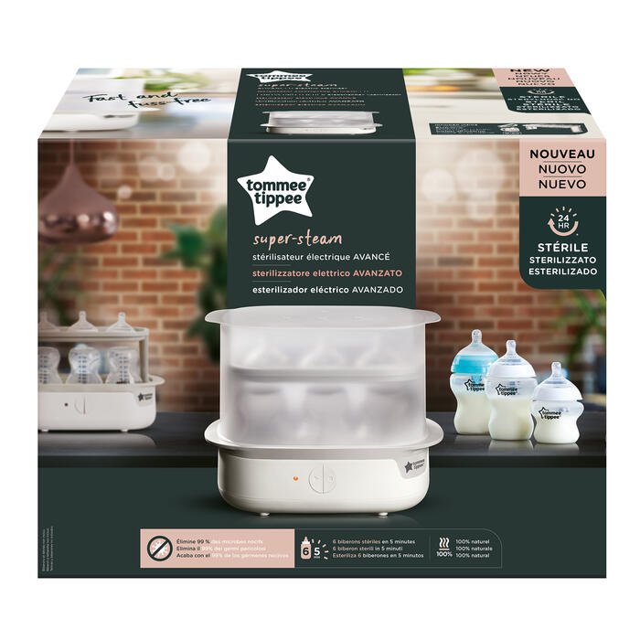 TOMMEE TIPPEE elektriskais pudelīšu sterilizators, 42323661