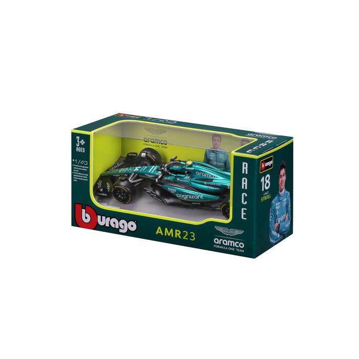 BBURAGO 1:43 automašīna F1 Aston Martin