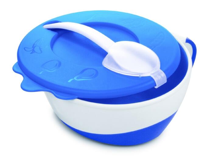 CANPOL BABIES Bļodiņa ar karotīti 31/406_blu