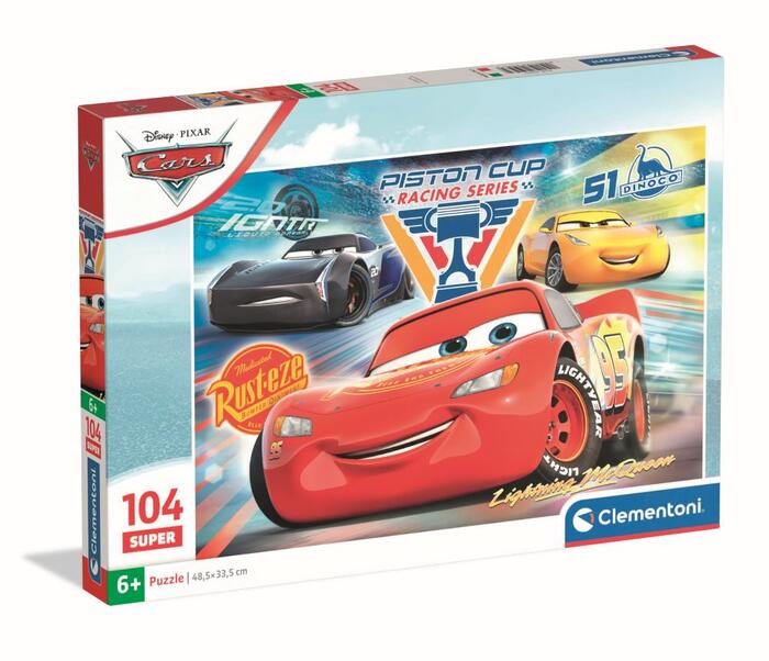 CLEMENTONI PUZZLE CLEMENTONI puzle Cars, 104