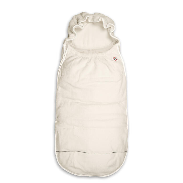 Lodger Mini Bunker Teddy vissezonas guļammaiss autokrēsliņiem, Cloud Dancer (BKM 101)