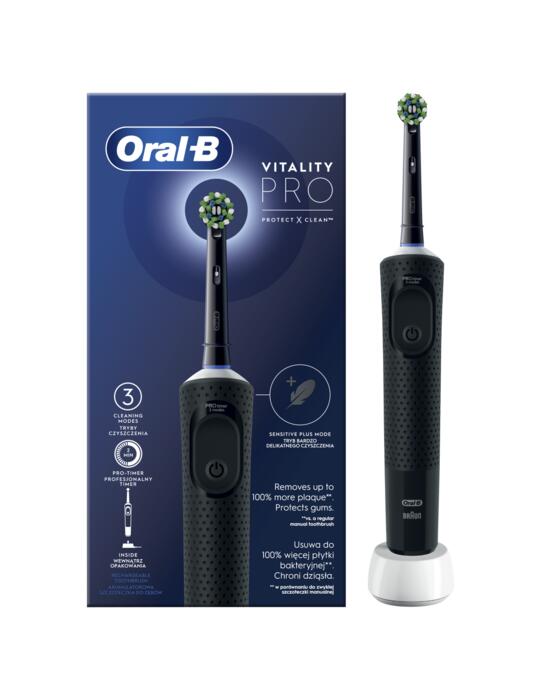 BRAUN Vitality PRO el.zobu birste, melna (D 103.413.3 Black)