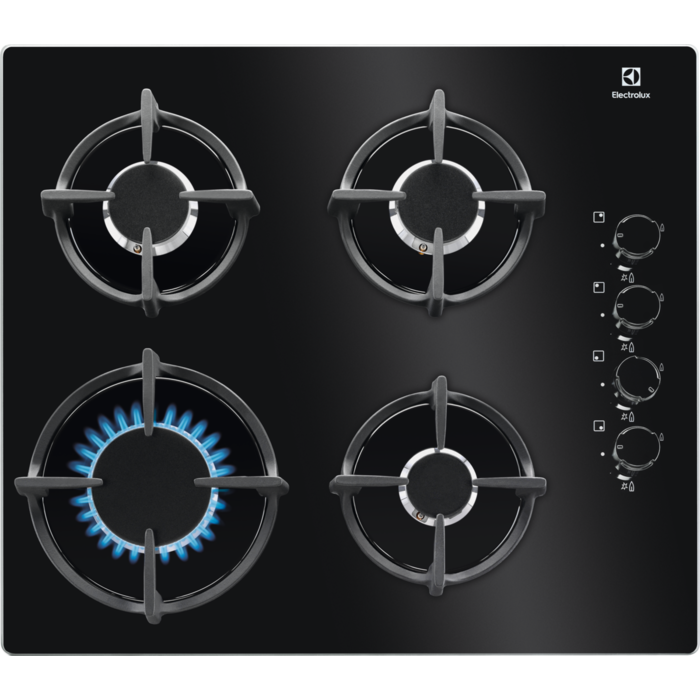 Electrolux gāzes plīts virsma (KGG6407K)