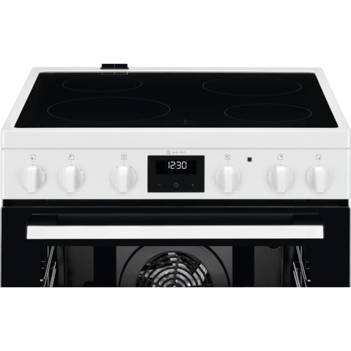 Electrolux elektriskā plīts ar elektrisko cepeškrāsni, balta (LKR64023AW)