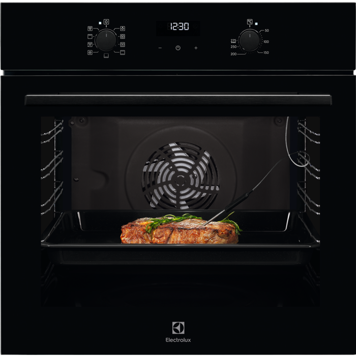 Electrolux cepeškrāsns, iebūv., 72 l, melna (EOE5C71Z)