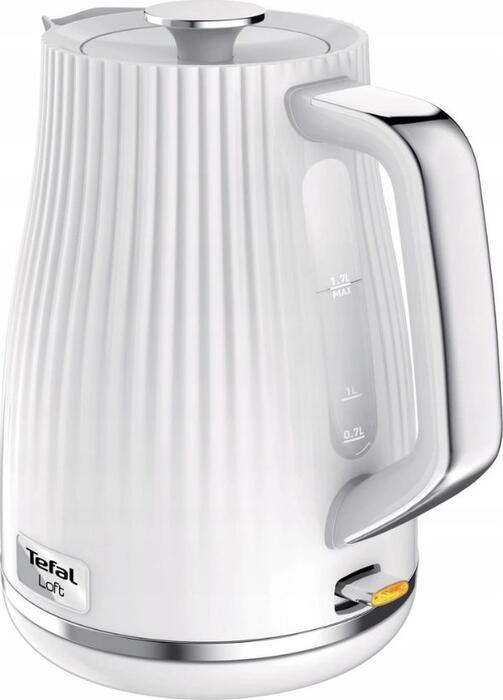 TEFAL tējkanna Loft, 1.7l, 2400W, balta (KO2501)