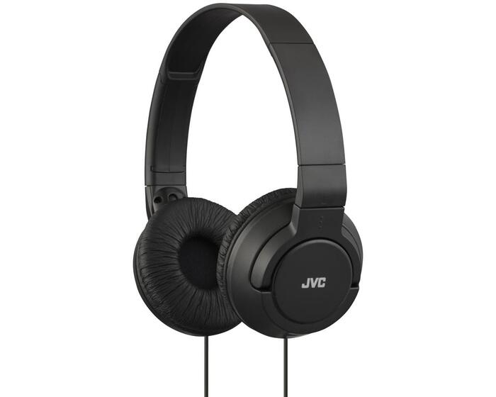 JVC austiņas ar vadu, melnas (HA-S180-B)