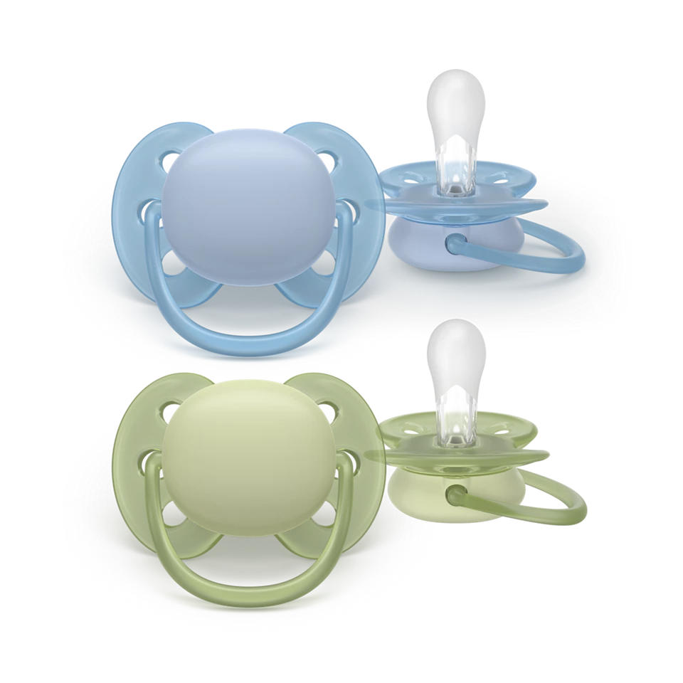 Philips Avent māneklītis Ultra soft Neutral, 0-6M (2 gab) (SCF091/37)