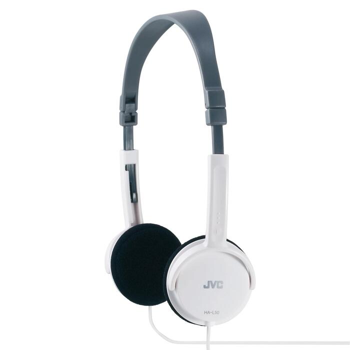 JVC austiņas ar vadu, baltas (HA-L50-W)