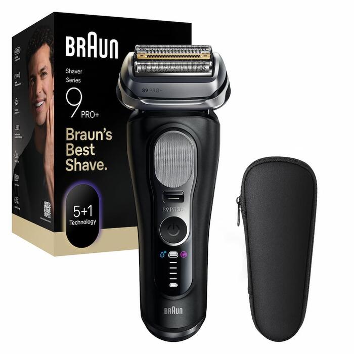 BRAUN bārdas skuveklis 9 Pro+, melns (9600s)
