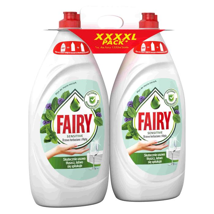 FAIRY Tea Tree&Mint trauku mazgāšanas līdzeklis