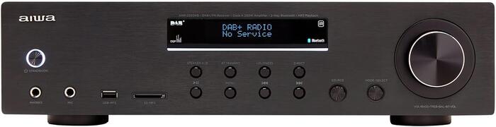 AIWA uztvērējs ar Bluetooth, DAB+/FM, 200w (AMR-200DAB/BK)