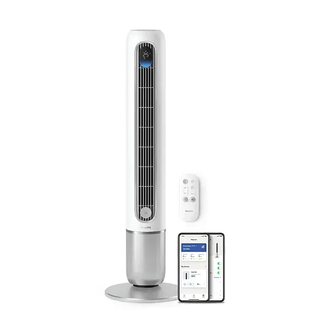 PHILIPS Series 7000 torņveida ventilators, balts (CX7550/00)