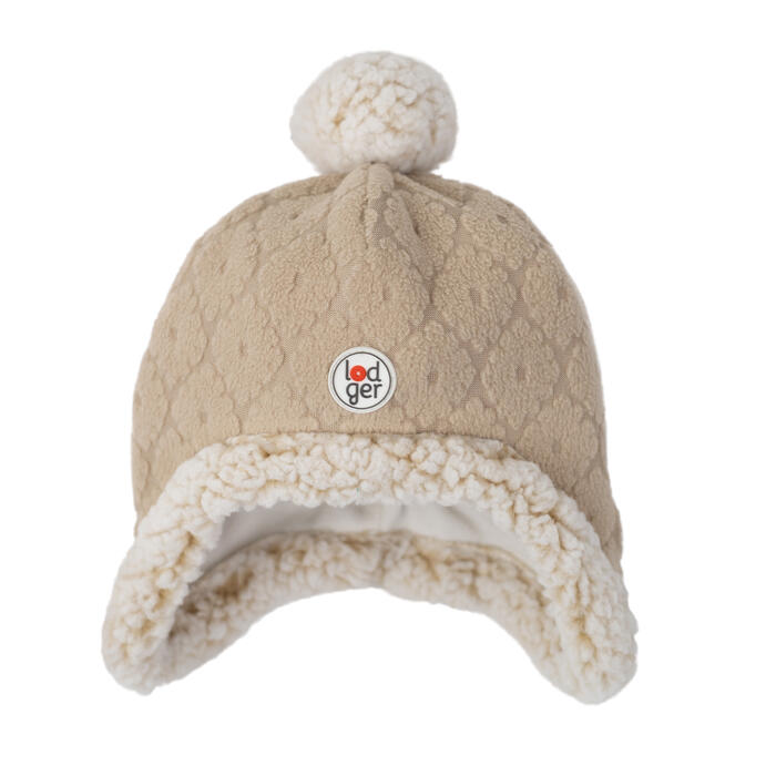 Lodger Hatter Folklore Fleece cepure, Beige