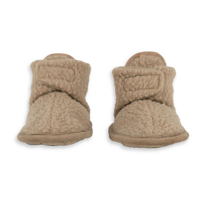 Lodger Slipper Teddy čībiņas, Beige, 12-18m (SLT 630_12-18)
