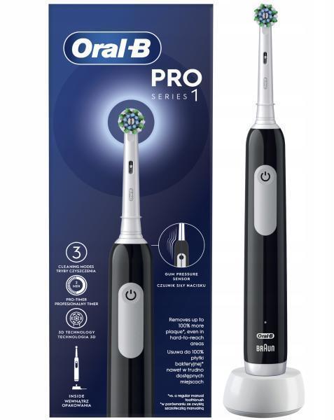 BRAUN Pro 1 Series el.zobu  birste Cross Action, melna (D305.513.3 BLK)
