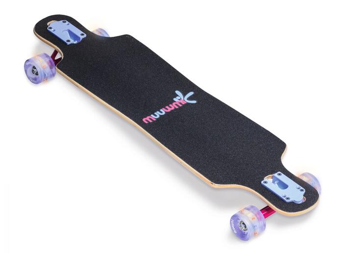 Muuwmi Longboard Compact Skateboard skrituļdēlis, ABEC