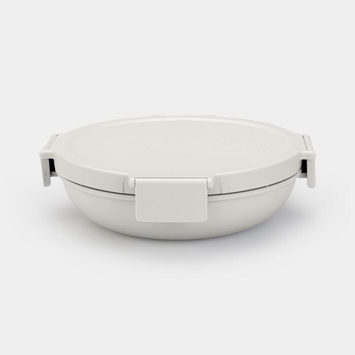 BRABANTIA Make &amp; Take pusdienu bļoda, 1L, light grey (206184)