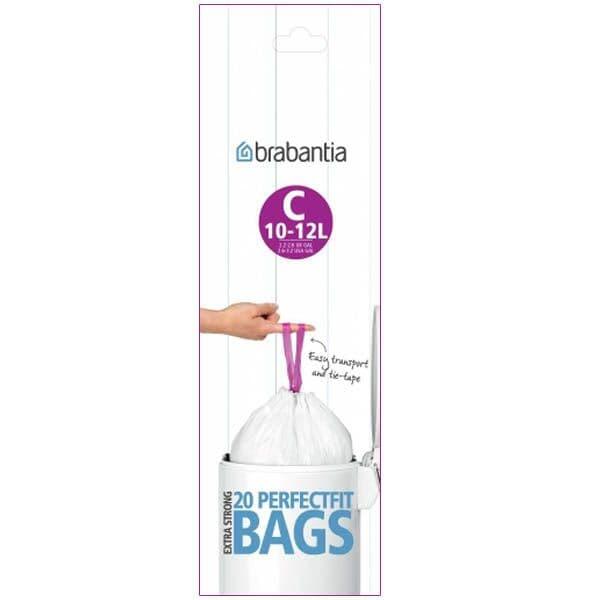 BRABANTIA atkritumu tvertņu maisiņi, 10-12 l