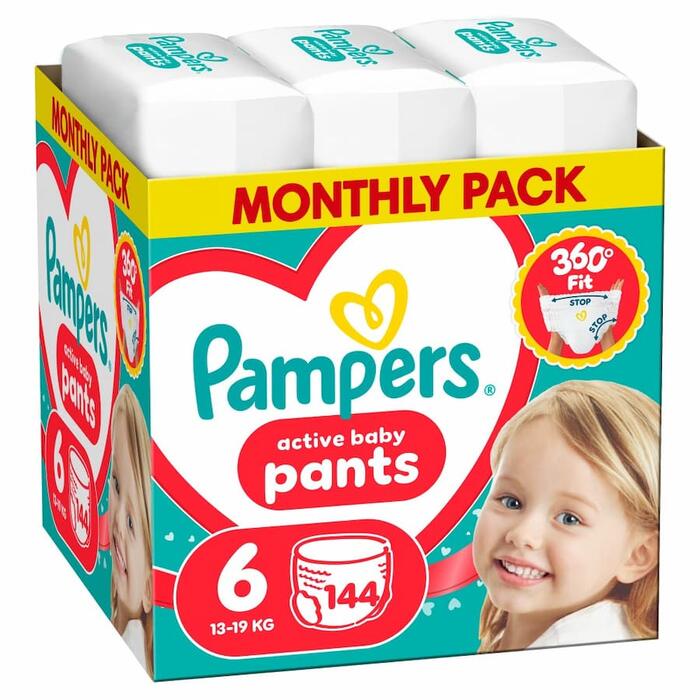 Pampers Pants autiņbiksītes, 6. izmērs, 13-19kg