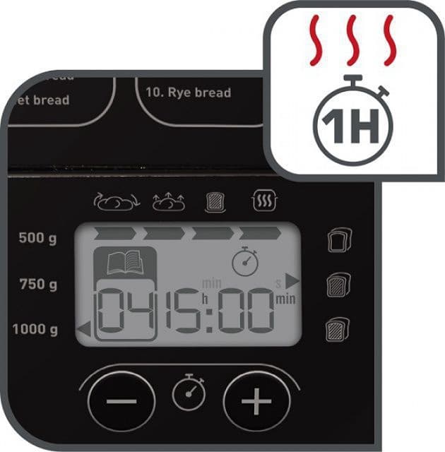 TEFAL maizes cepšanas ierīce Pain Plaisir, 650W, melna (PF220838)