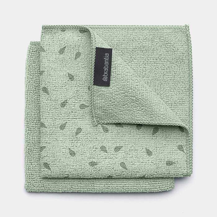 BRABANTIA mikrošķiedras lupatiņa 2gb. 30x30cm, Jade