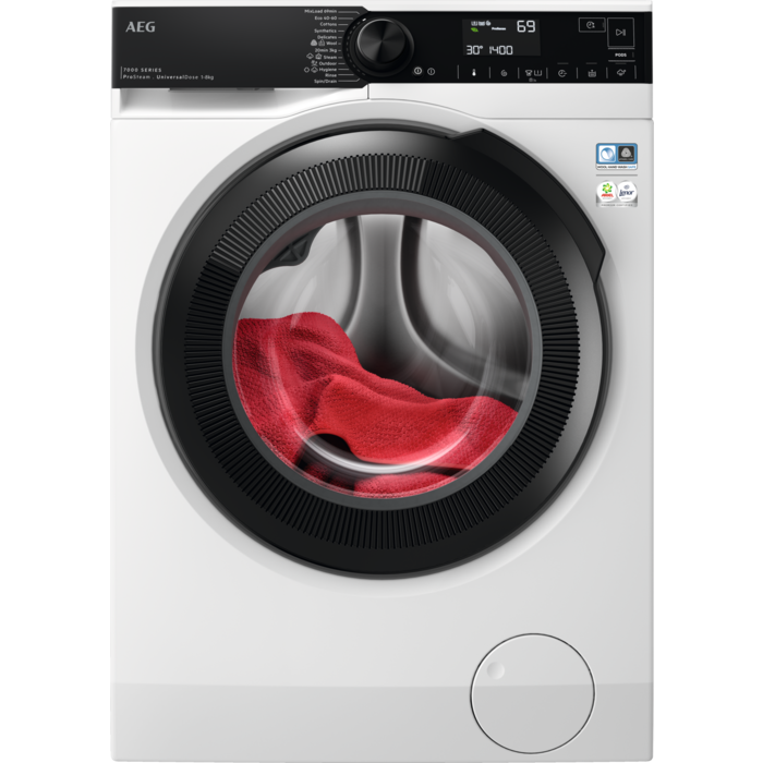 AEG veļas mazg.mašīna (front.ielāde), 8kg, balta (LFR73844VE)