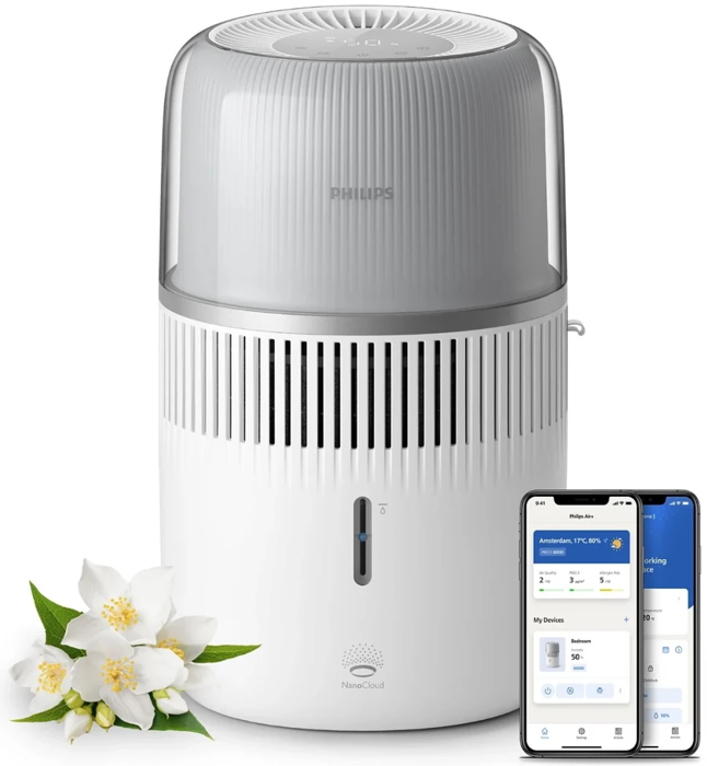 PHILIPS 5000 sērijas gaisa mitrinātājs, balts