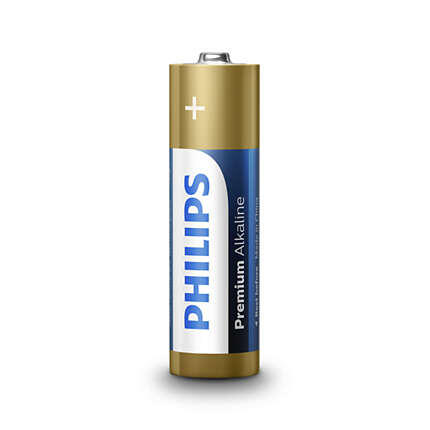 PHILIPS baterijas Premium Alkaline (iepakojumā 4