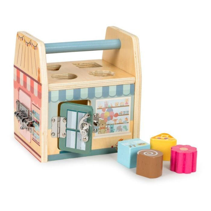 Gerardo`s Toys koka slēdzeņu māja, 18m+