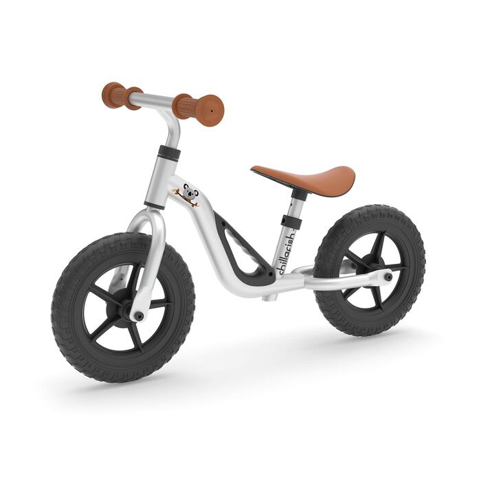 Chillafish Charlie 10" līdzsvara velosipēds, sudraba