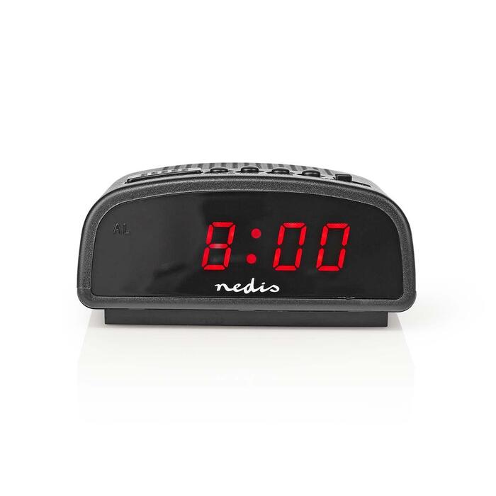 Nedis digitālais radio modinātājs, melns (CLDK008BK)