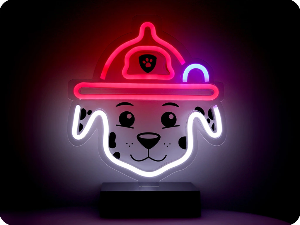 PAW PATROL Led neona lampa uz