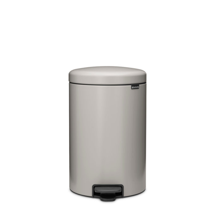BRABANTIA atkritumu tvertne ar pedāli NewIcon, 20 l, Soft Grey (254406)