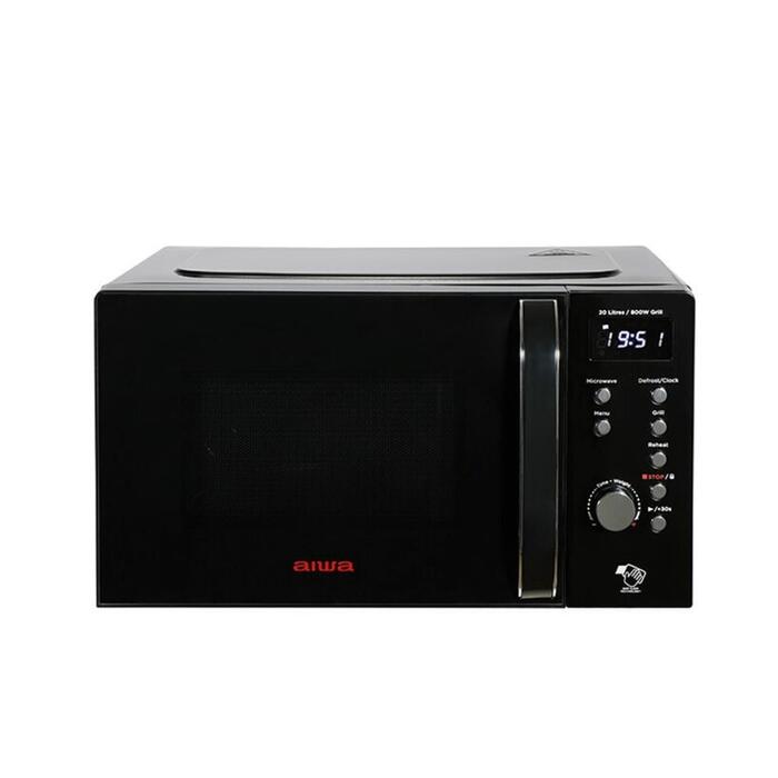 AIWA digitālā mikroviļņu krāsns ar grilu, 700W, melna (AMW-202DG/BK)