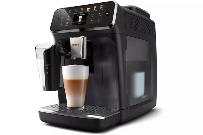 PHILIPS 4400 sērijas Pilnībā-automātisks Espresso kafijas automāts, melns (EP4441/50)