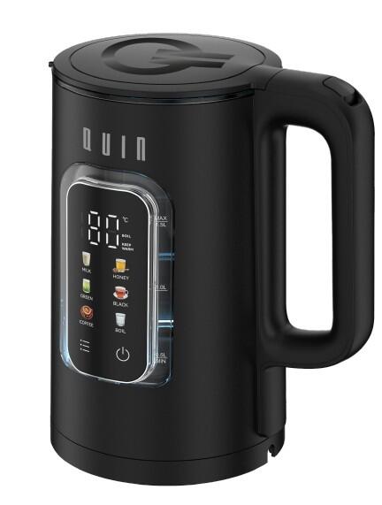 QUIN tējkanna, 1.5l, melna (KTL-303)