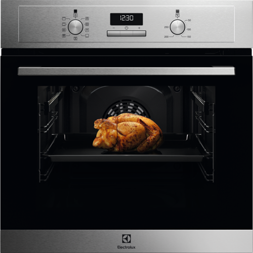 Electrolux cepeškrāsns, iebūv., 65l, tērauda ar