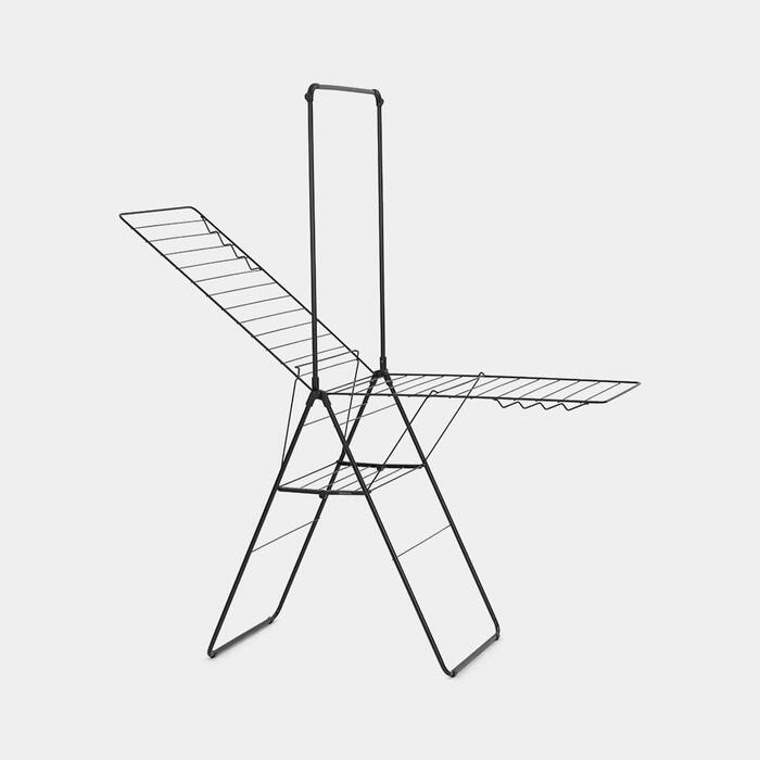 BRABANTIA HangOn veļas žāvētājs + pakaramais, 25m, Matt Black (403521)