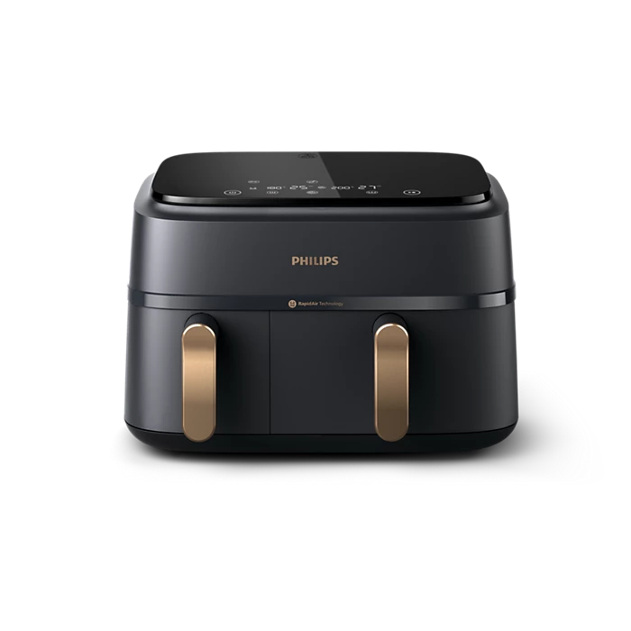 PHILIPS 3000. sērijas karstā gaisa katls ar diviem groziem, 2750W, 9L (NA352/00)