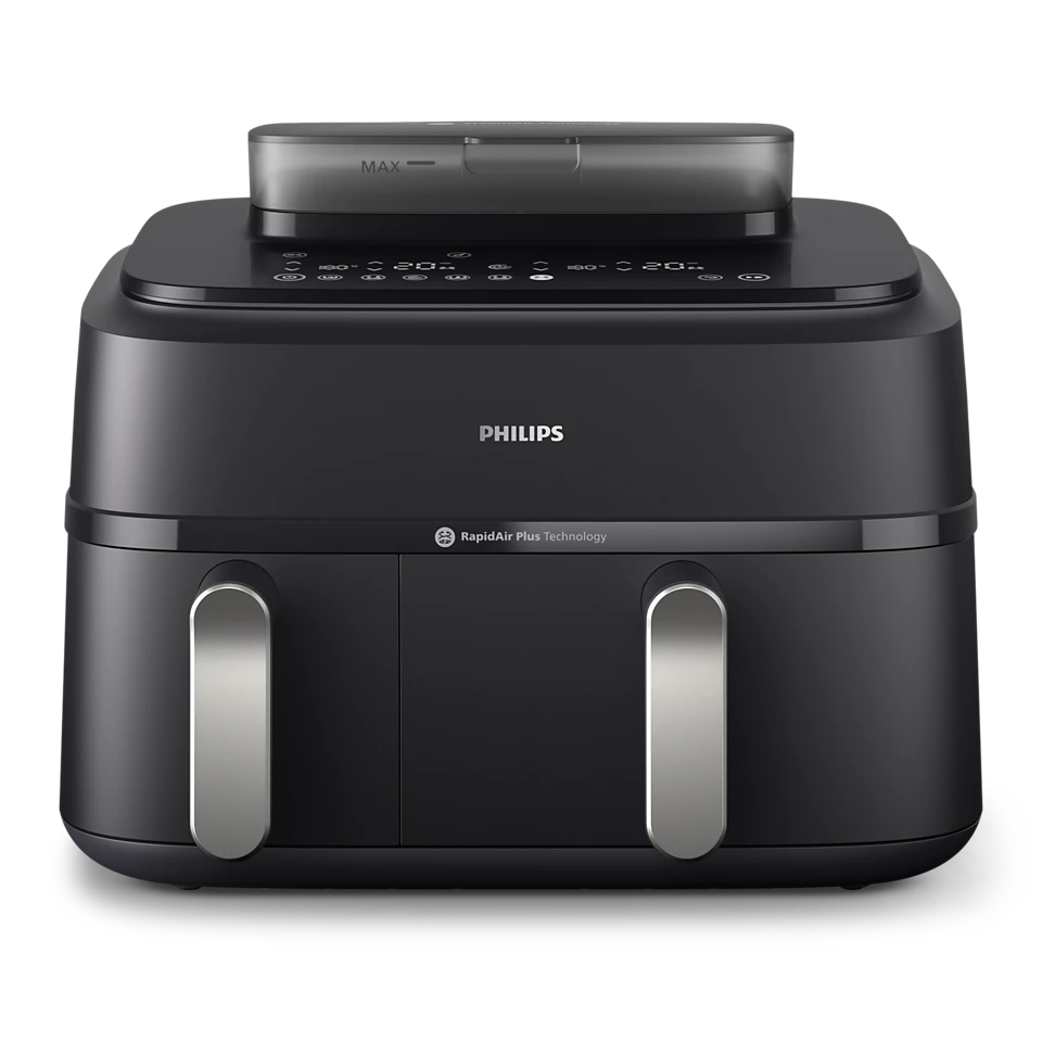 PHILIPS 5000. sērijas karstā gaisa katls ar diviem groziem, 2300W, 9L (NA551/00)