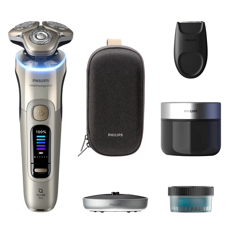 PHILIPS i9000 Prestige Ultra Elektroskuveklis mitrai/sausai