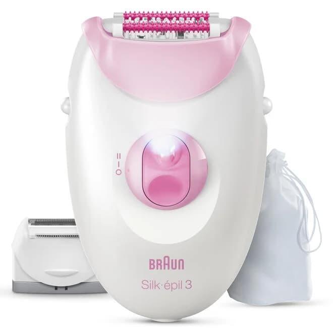 BRAUN Silk 3 epilators ar piederumiem