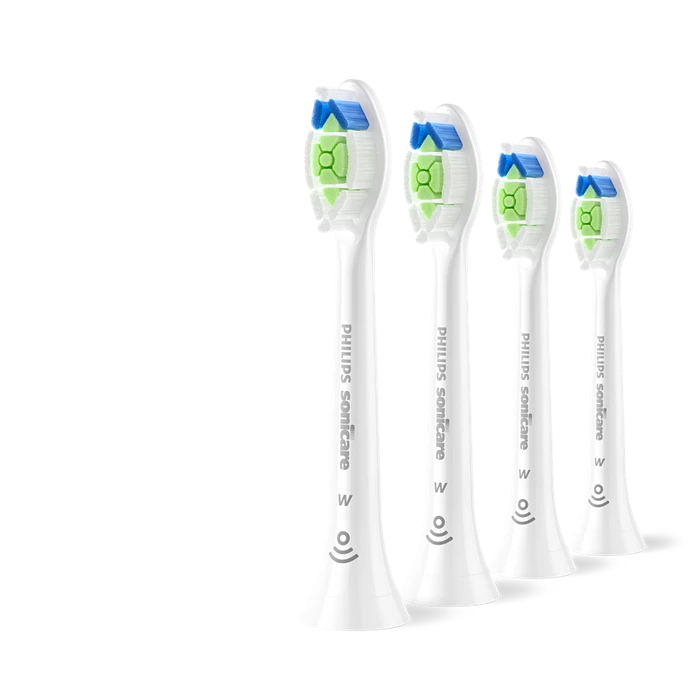 Sonicare W2 Optimal White  standarta zobu birstes uzgalis, 4 gab, balti (HX6064/87)