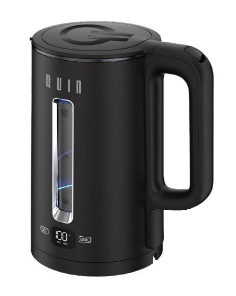QUIN tējkanna, 1.5l, melna (KTL-202)