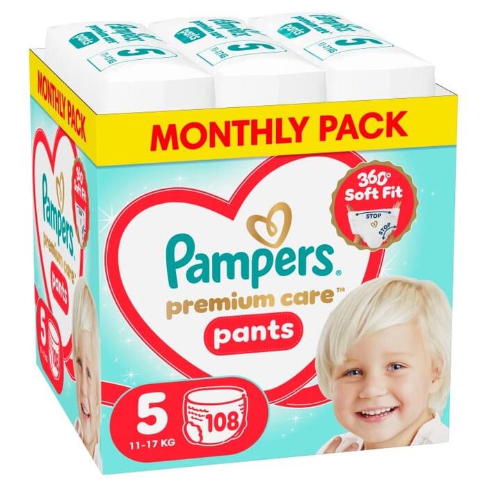 Pampers Pants autiņbiksītes, 5. izmērs, 11-17kg